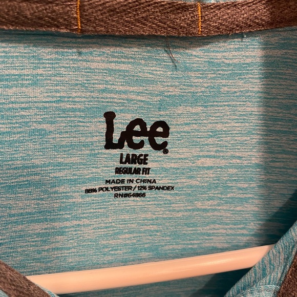 Turquoise Golf Shirt size Large NWT - Picture 3 of 4